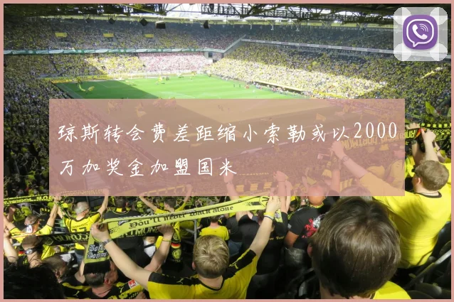 琼斯转会费差距缩小索勒或以2000万加奖金加盟国米
